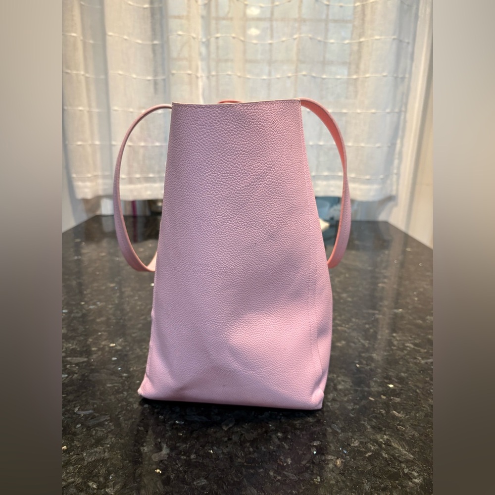Tommy Bahama extra large pebbled reversible Floral Pink Tote Bag - Picture 6 of 16